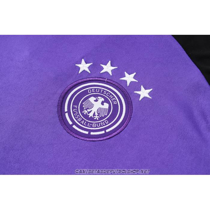 Chandal del Alemania 24-25 Manga Corta Purpura - Pantalon Corto